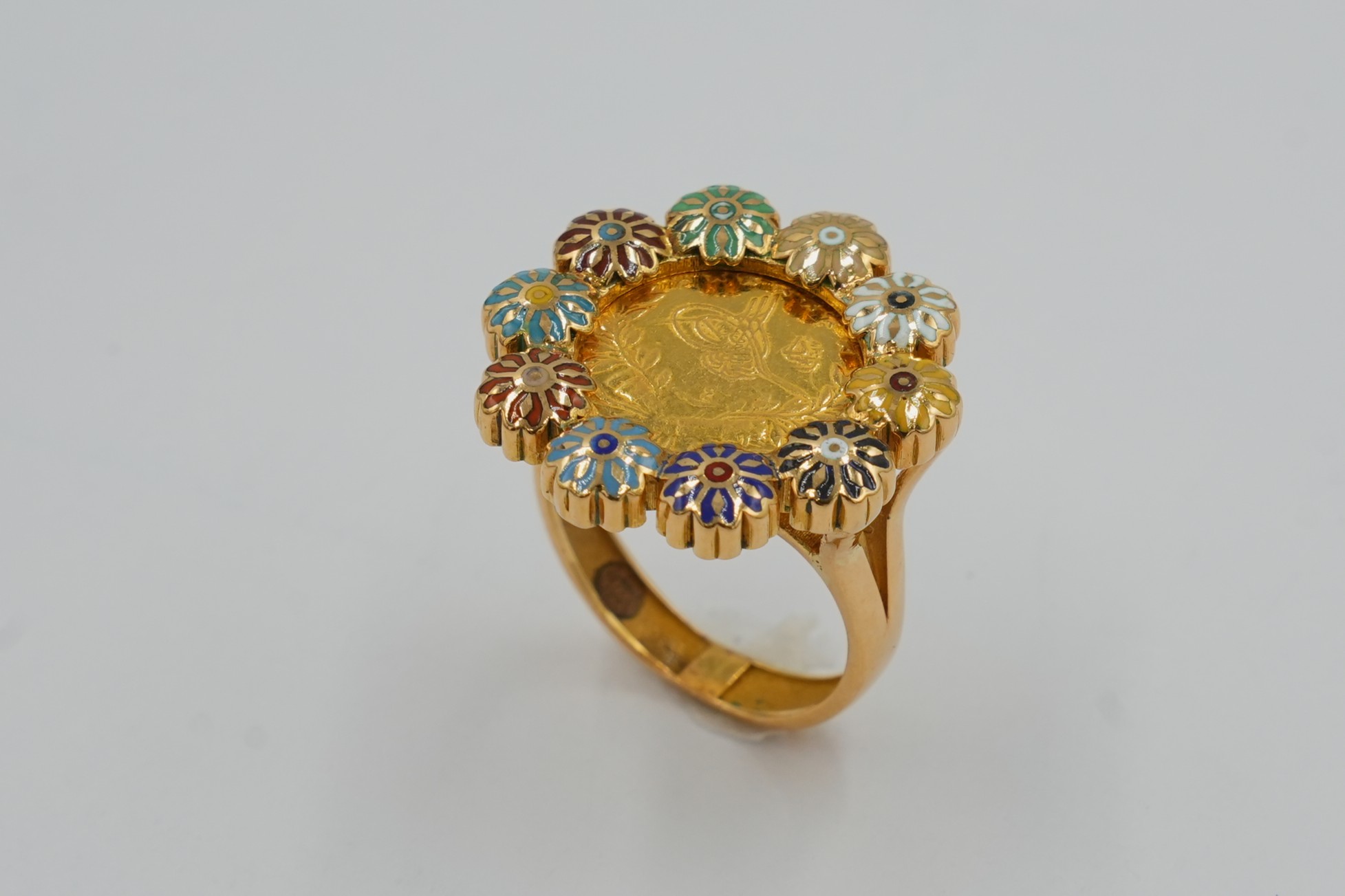 The Anatolian Bloom Quarter Lira Ring 204667