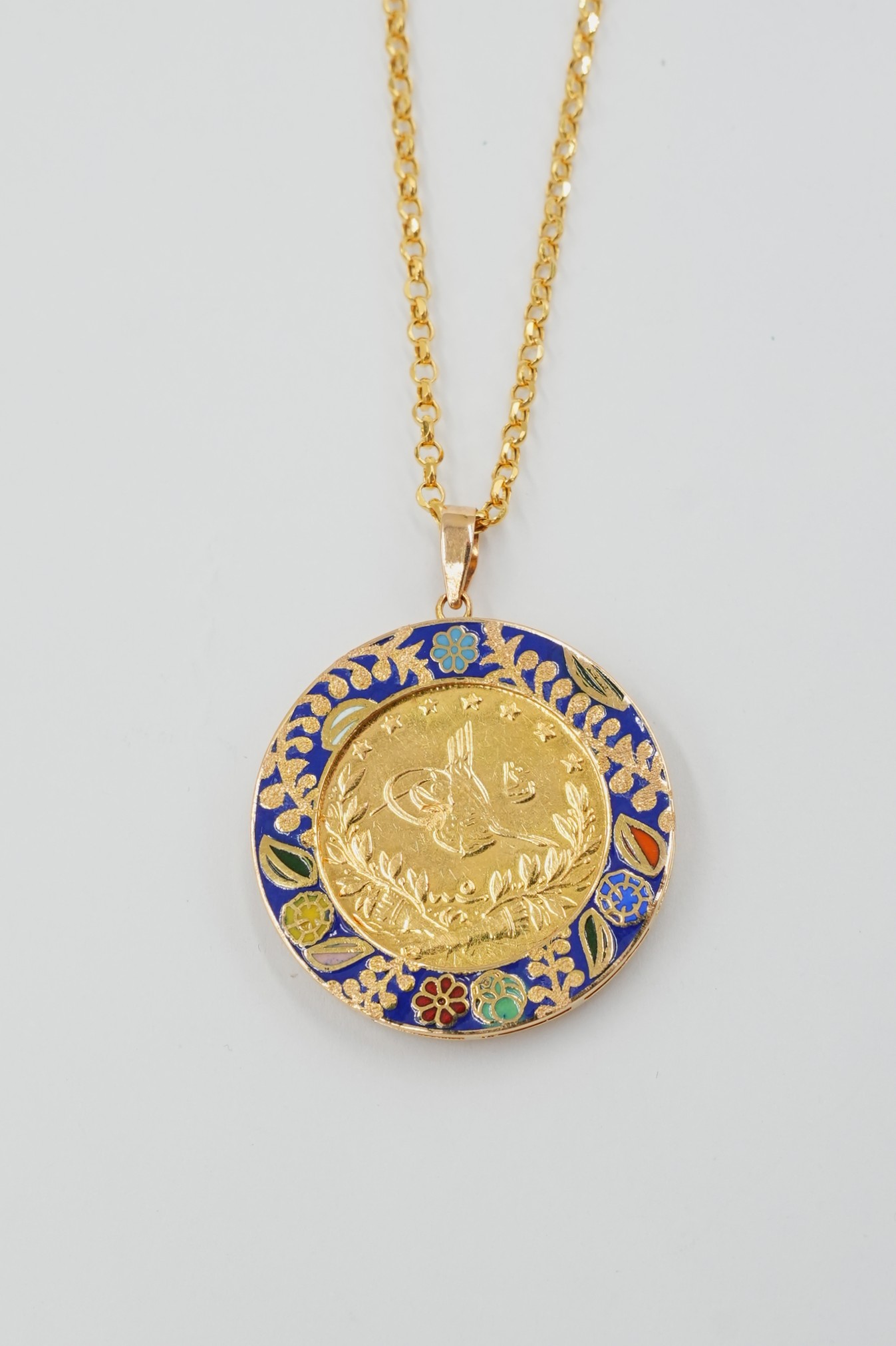 Meena Gold Coin Frame