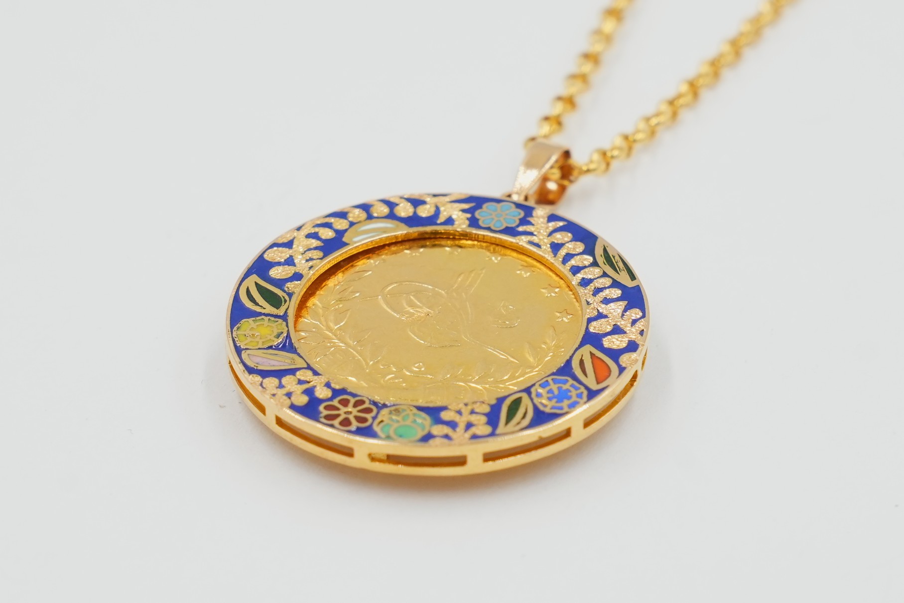 Meena Gold Coin Frame