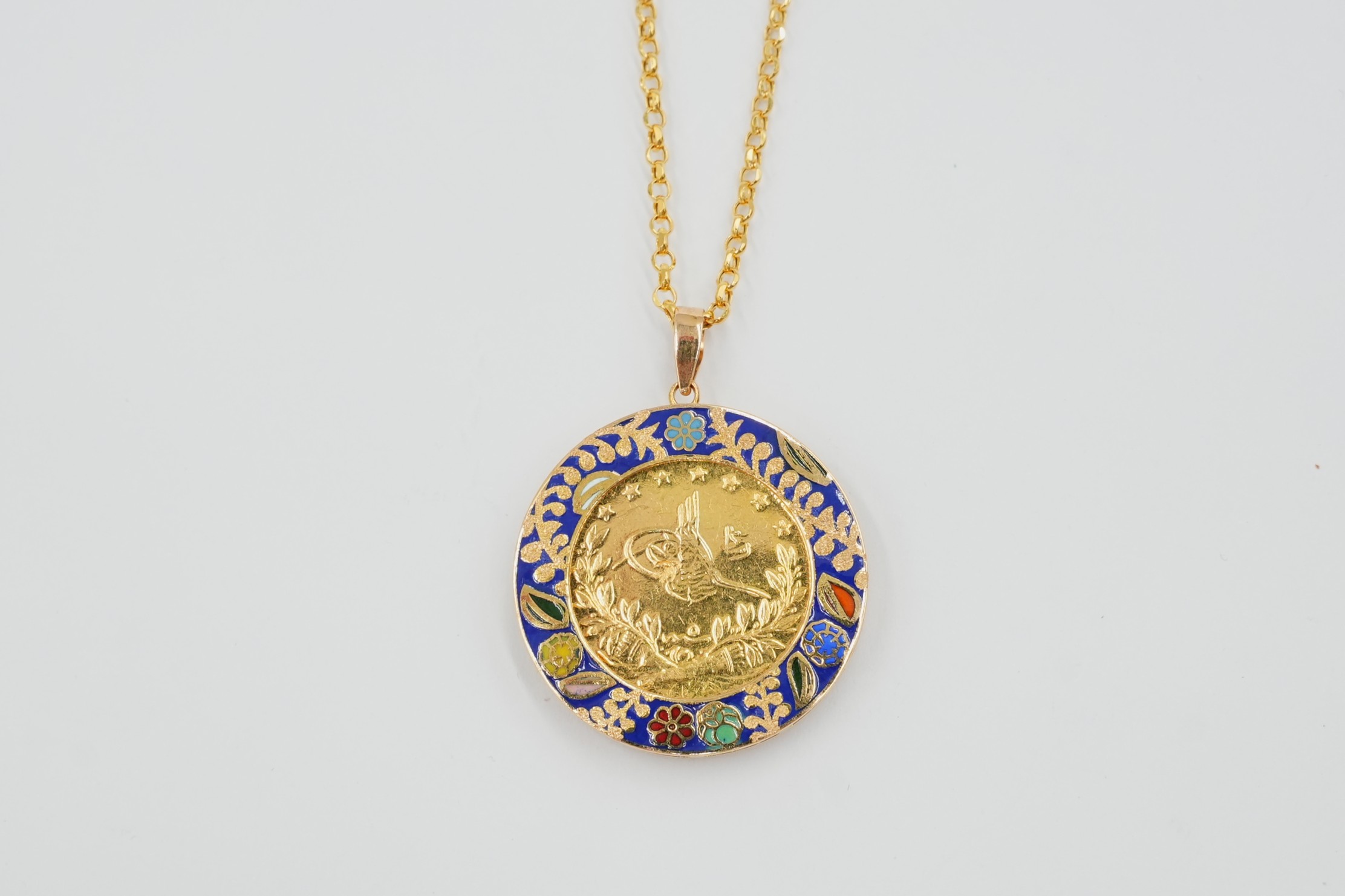 Meena Gold Coin Frame