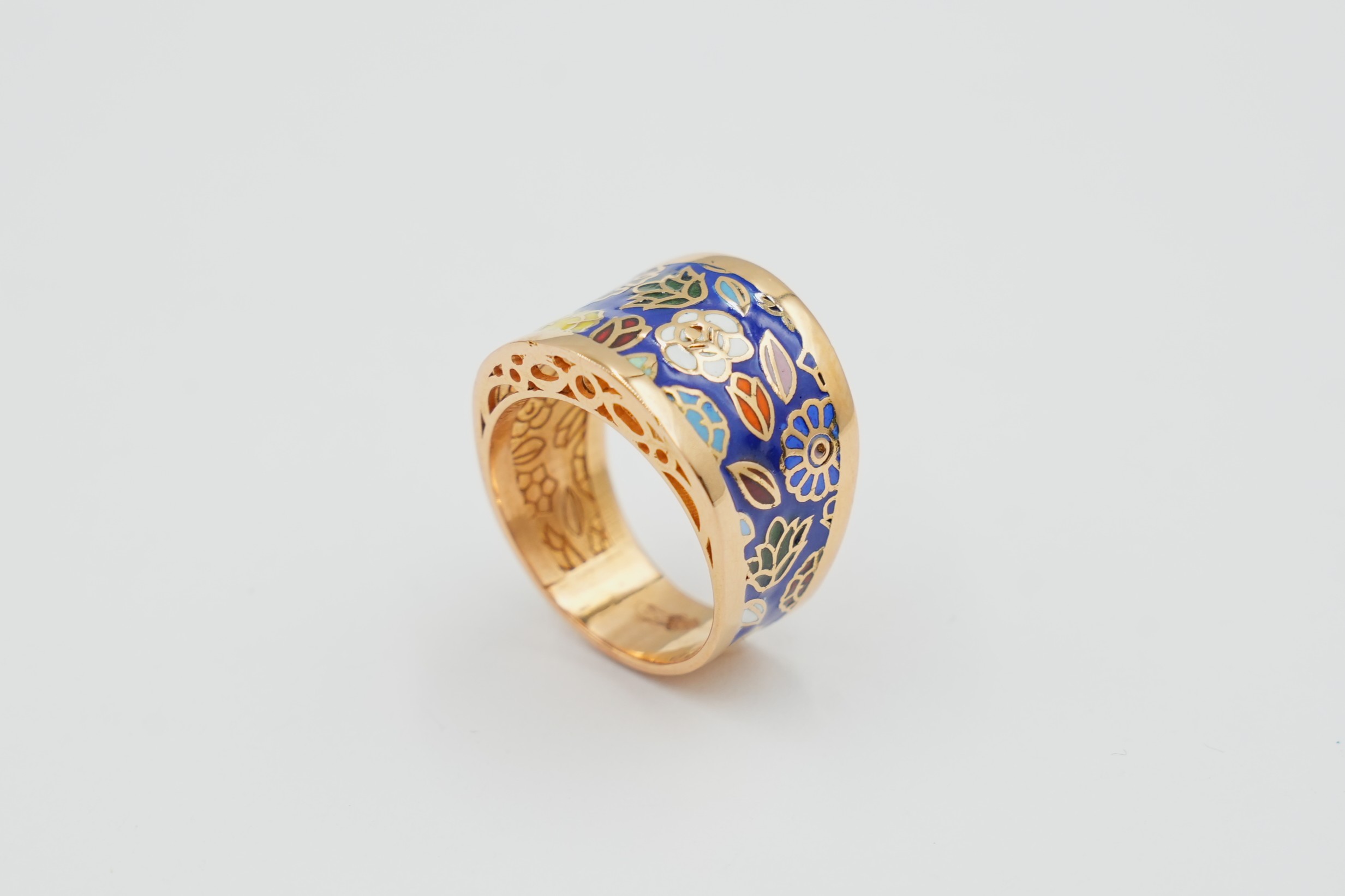 The Heritage Dark-blue Mina Ring