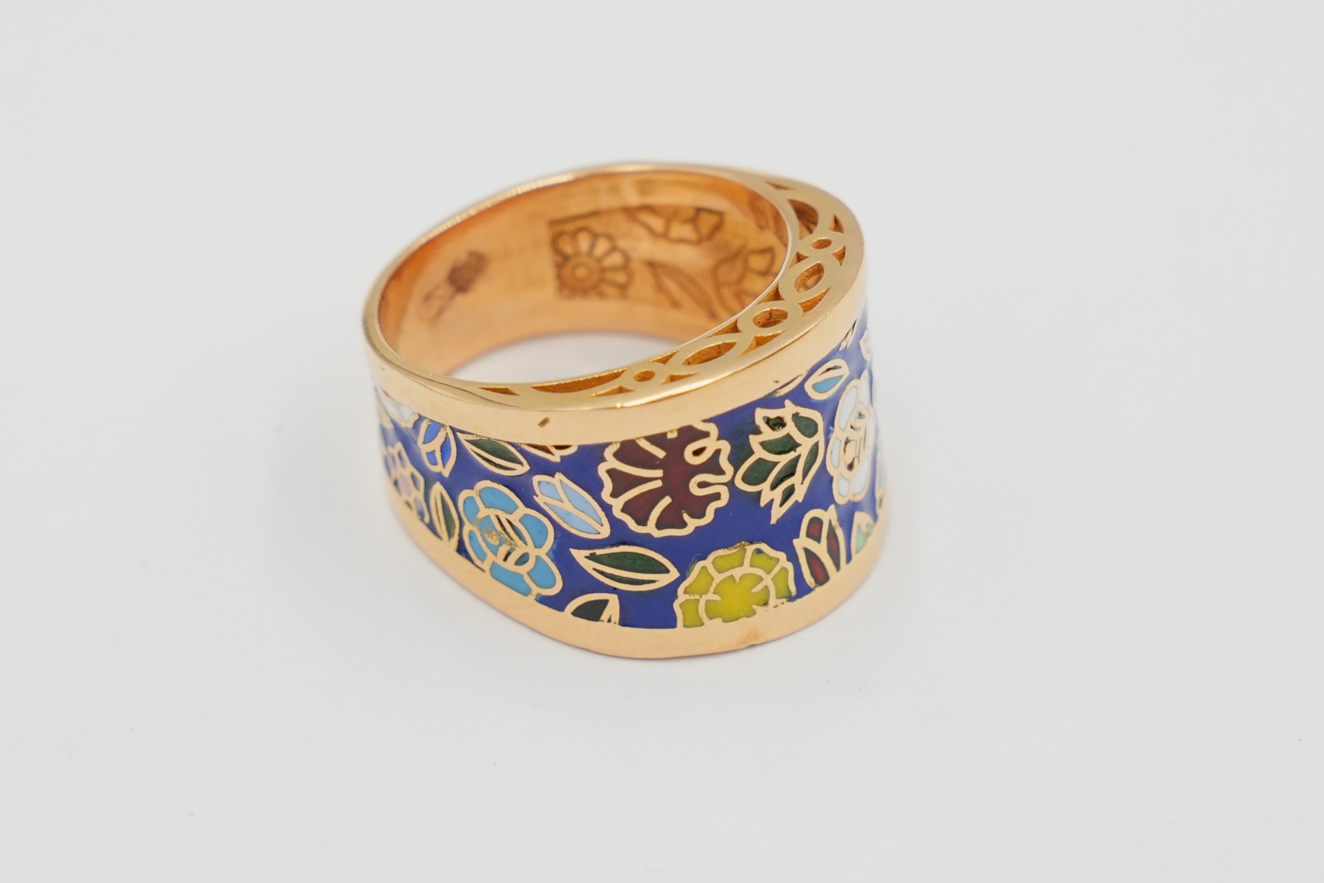 The Heritage Dark-blue Mina Ring