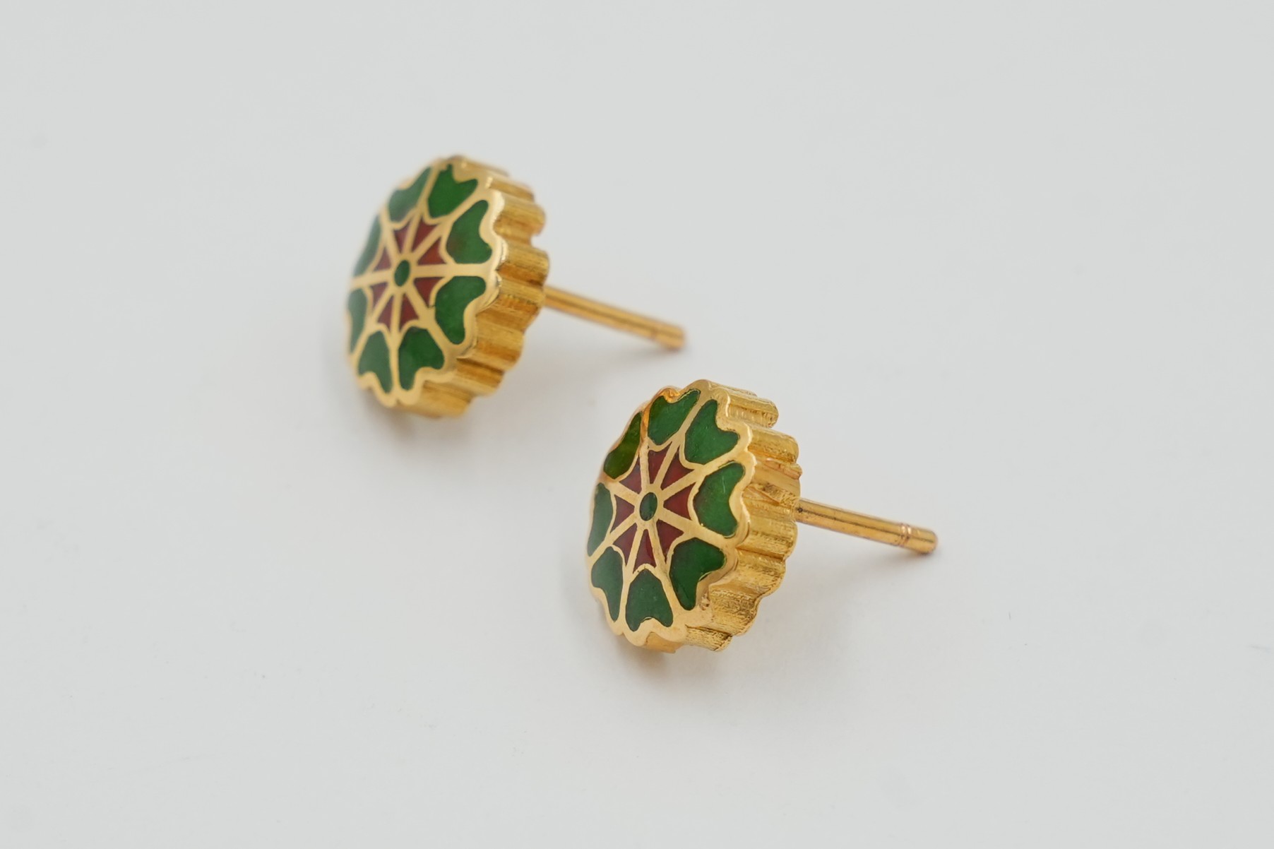 Emerald Meadow Meena Stud Earrings