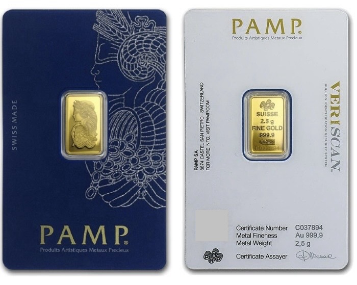 2.5g Gold Bar 24K