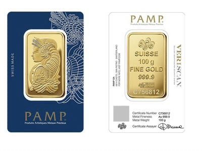 100g Gold Bar 24K