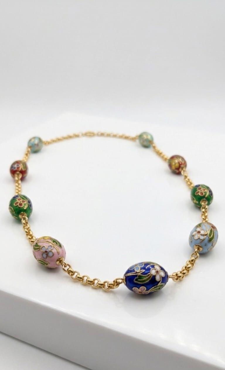 Enamel Necklace