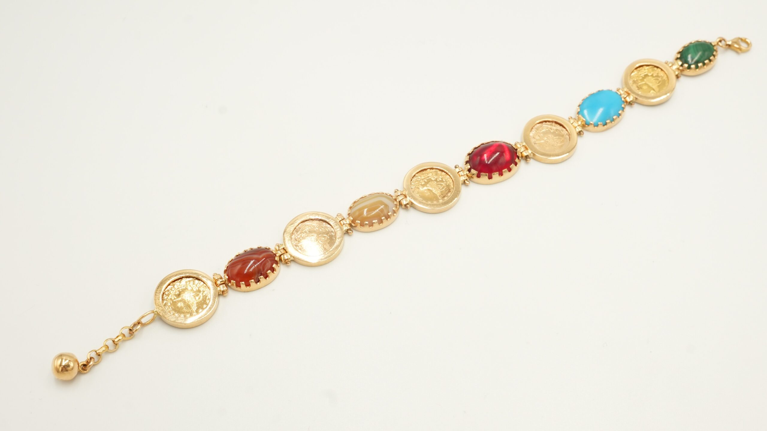 Quarters bracelet with stones 203229