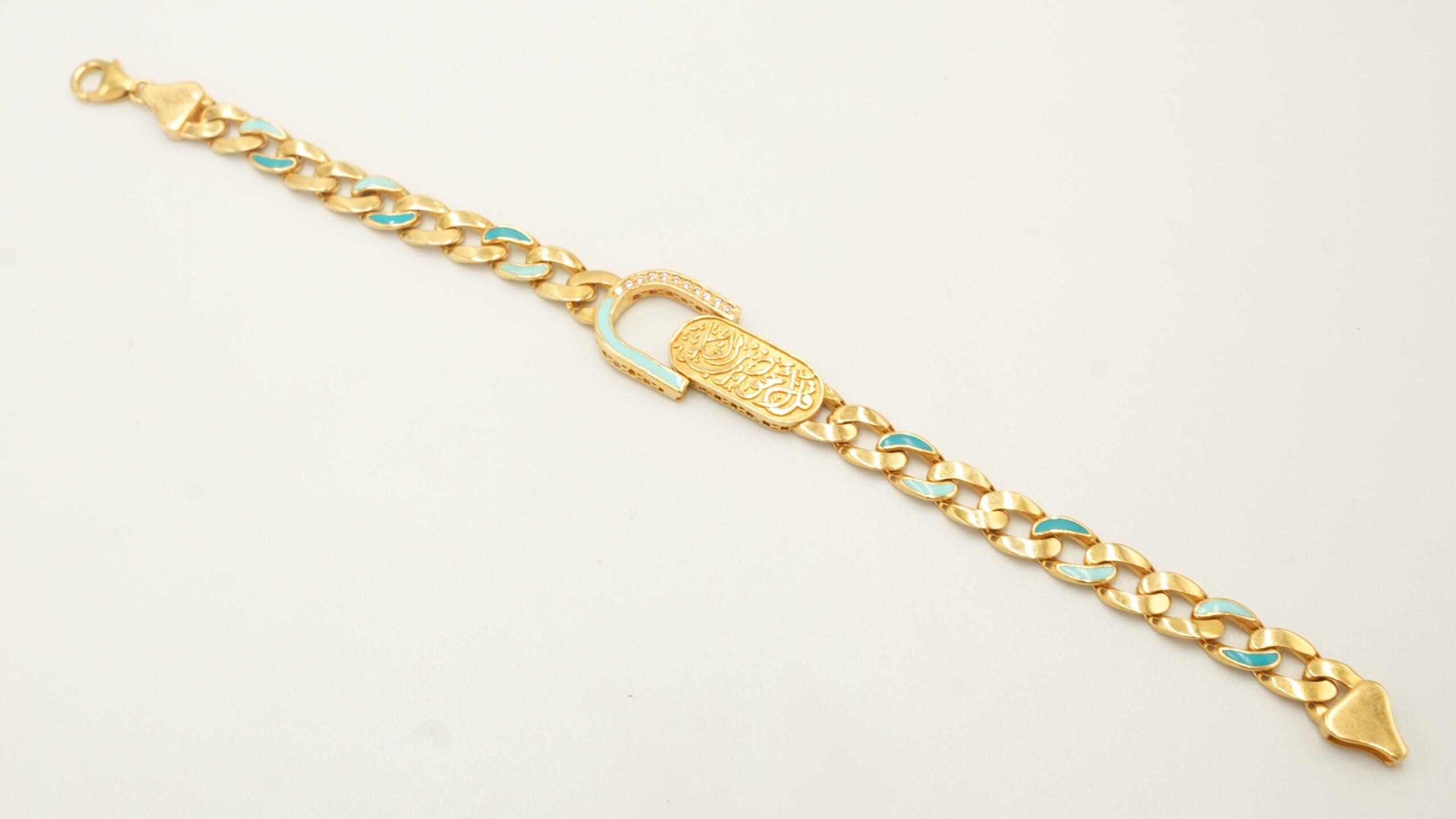 21-Karat Gold Chain Link Bracelet 200492