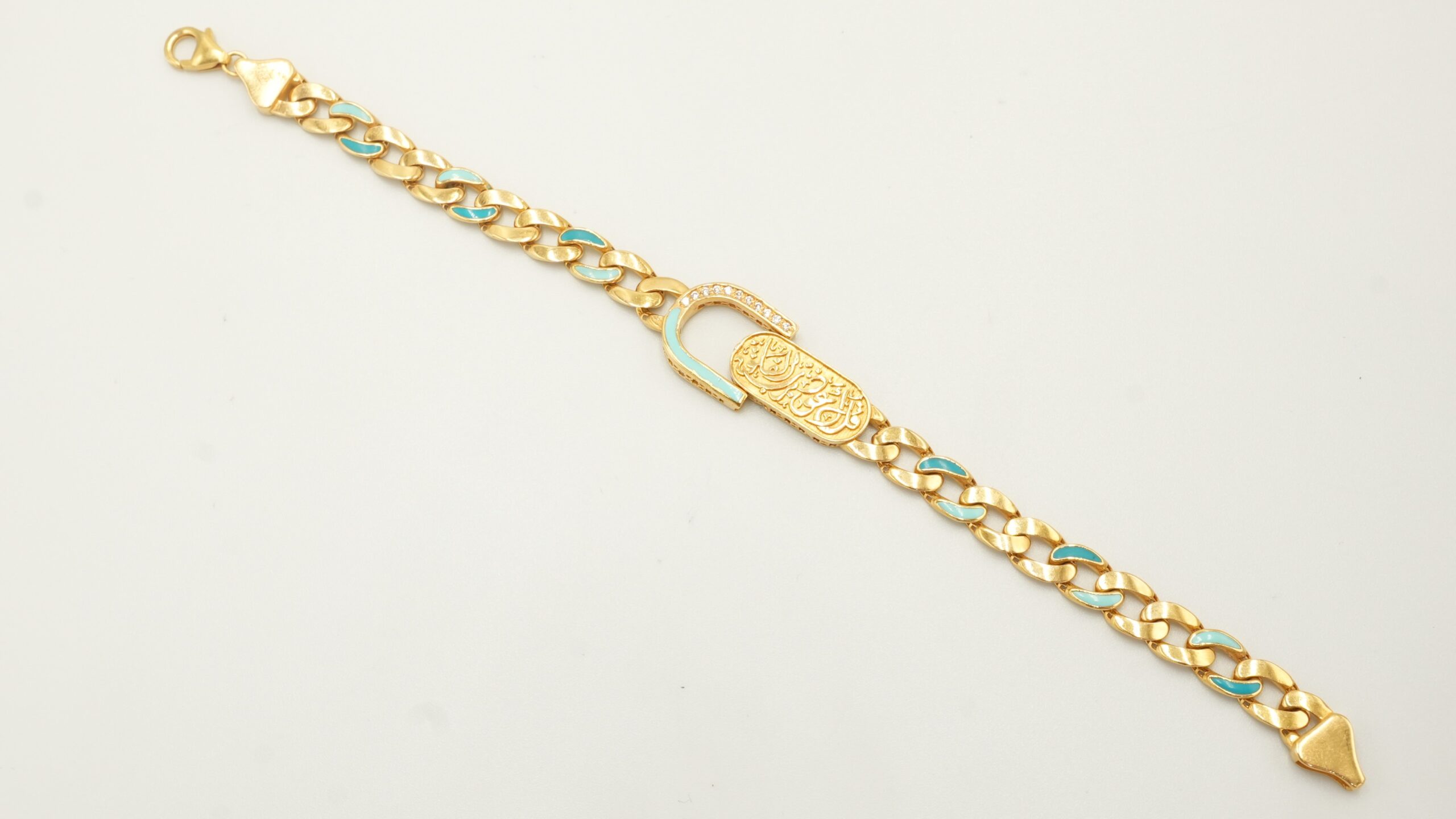 21-Karat Gold Chain Link Bracelet 200492