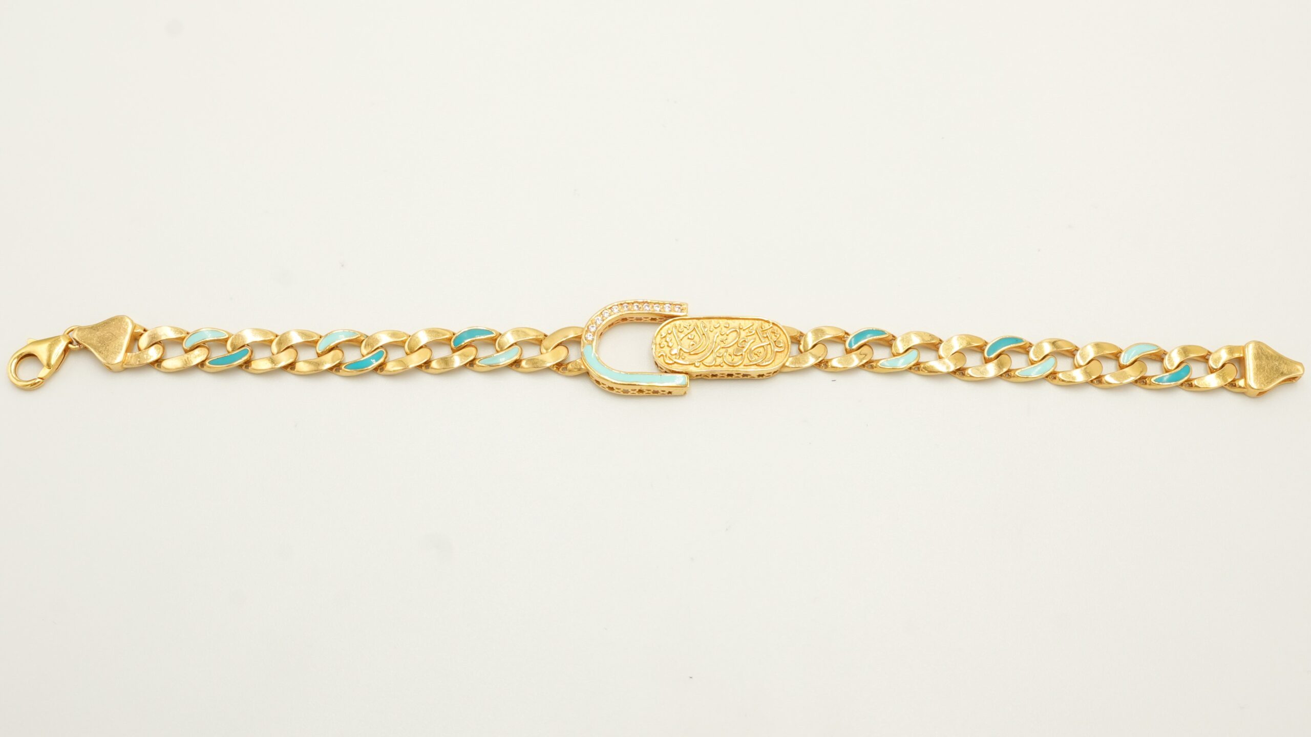 21-Karat Gold Chain Link Bracelet 200492