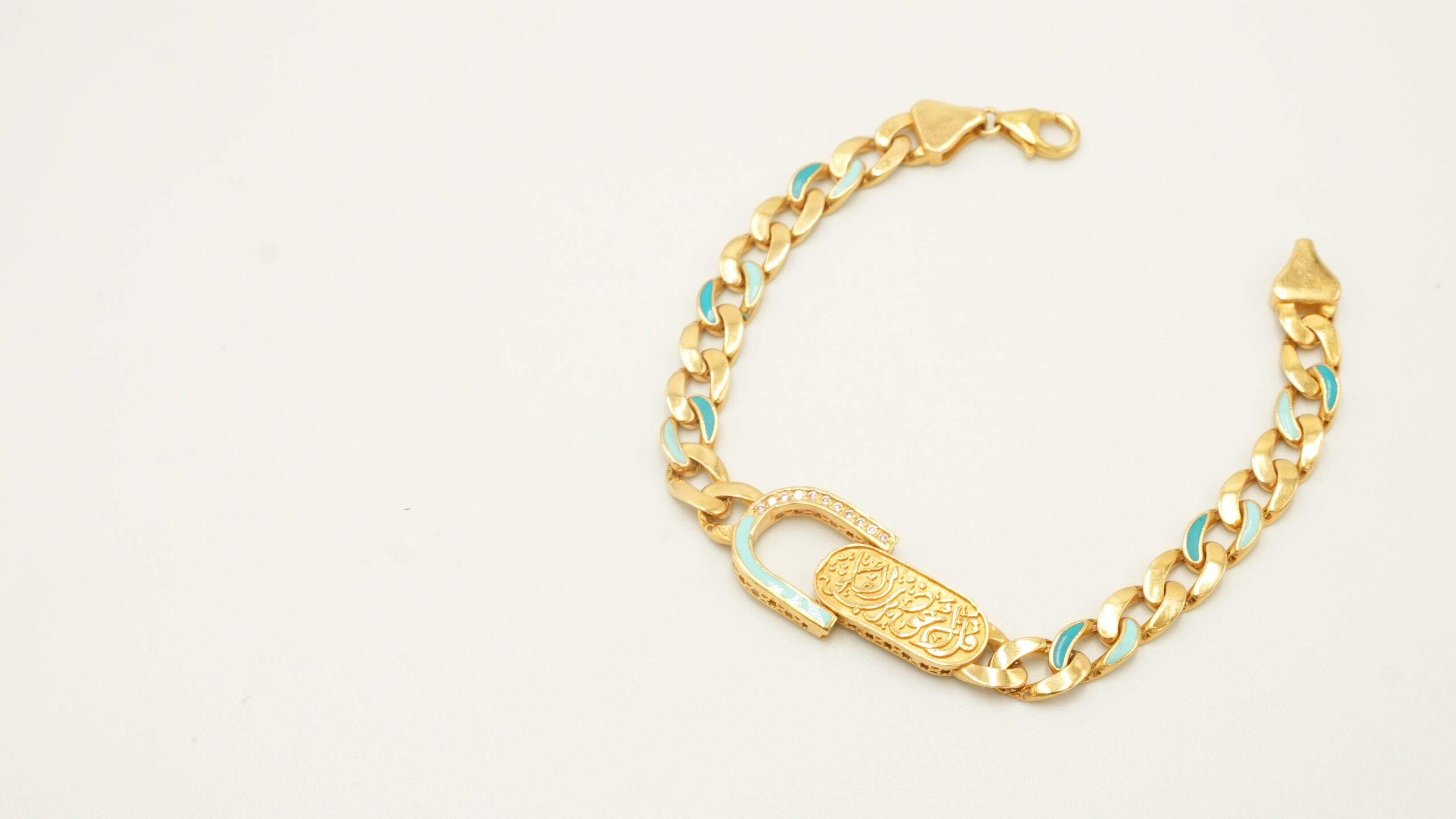 21-Karat Gold Chain Link Bracelet 200492