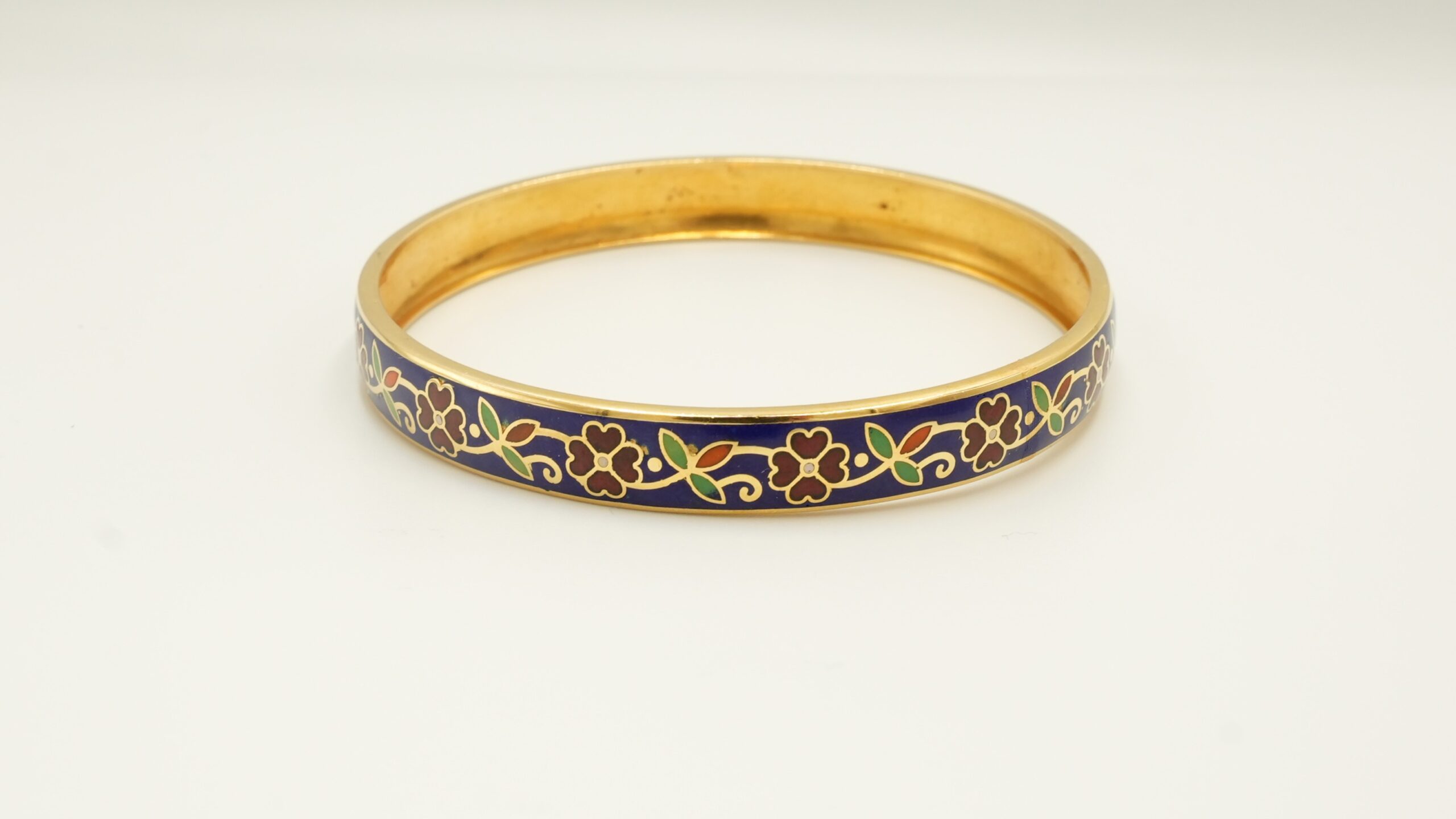 Enamel Floral Bangle Bracelet. 202643