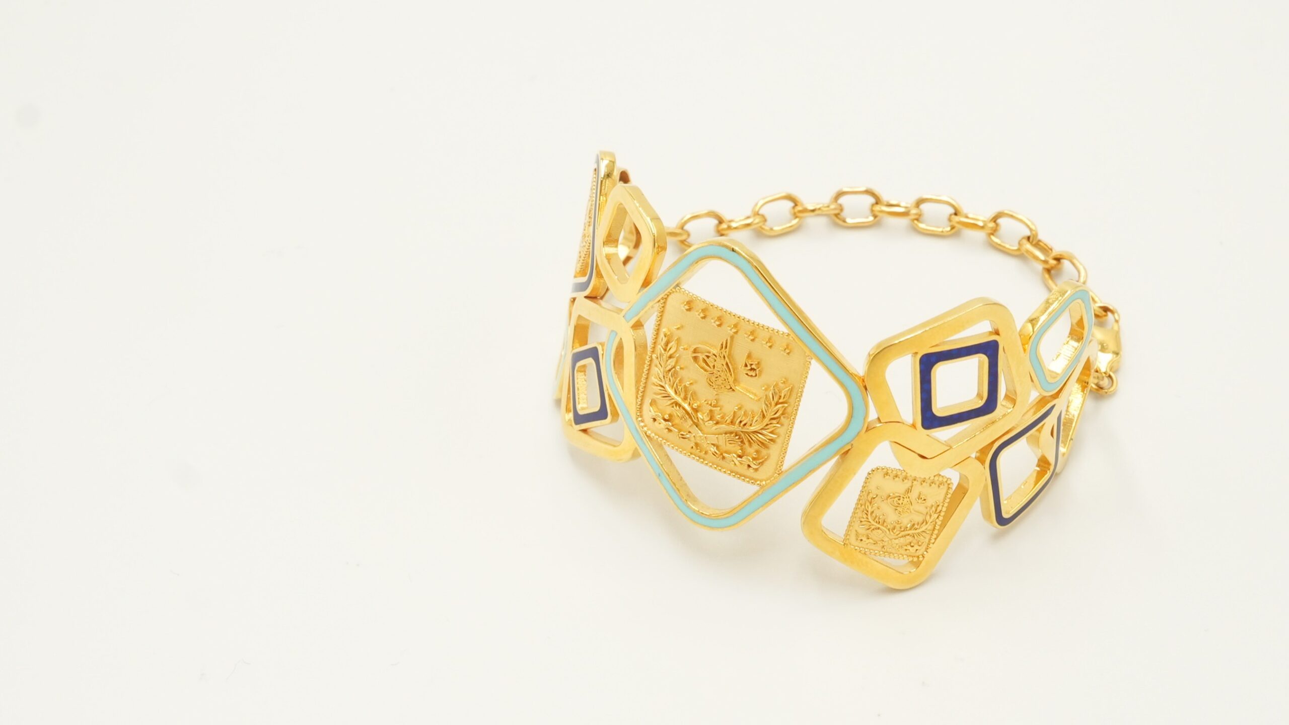 Geometric Coin Bracelet 202661