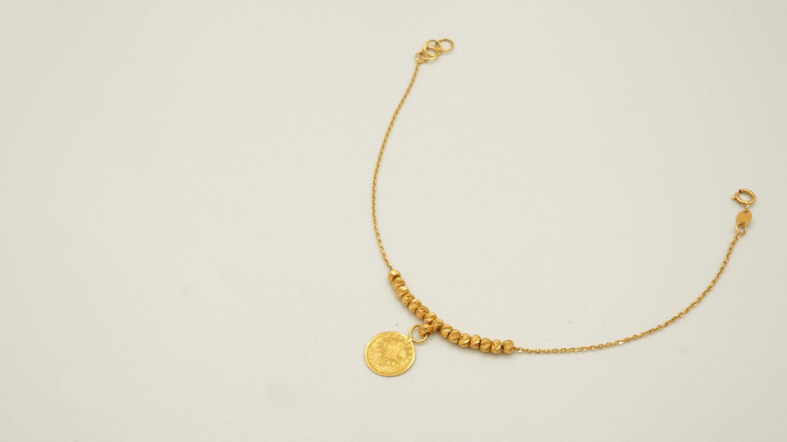 Coin and Bead Bracelet 200723