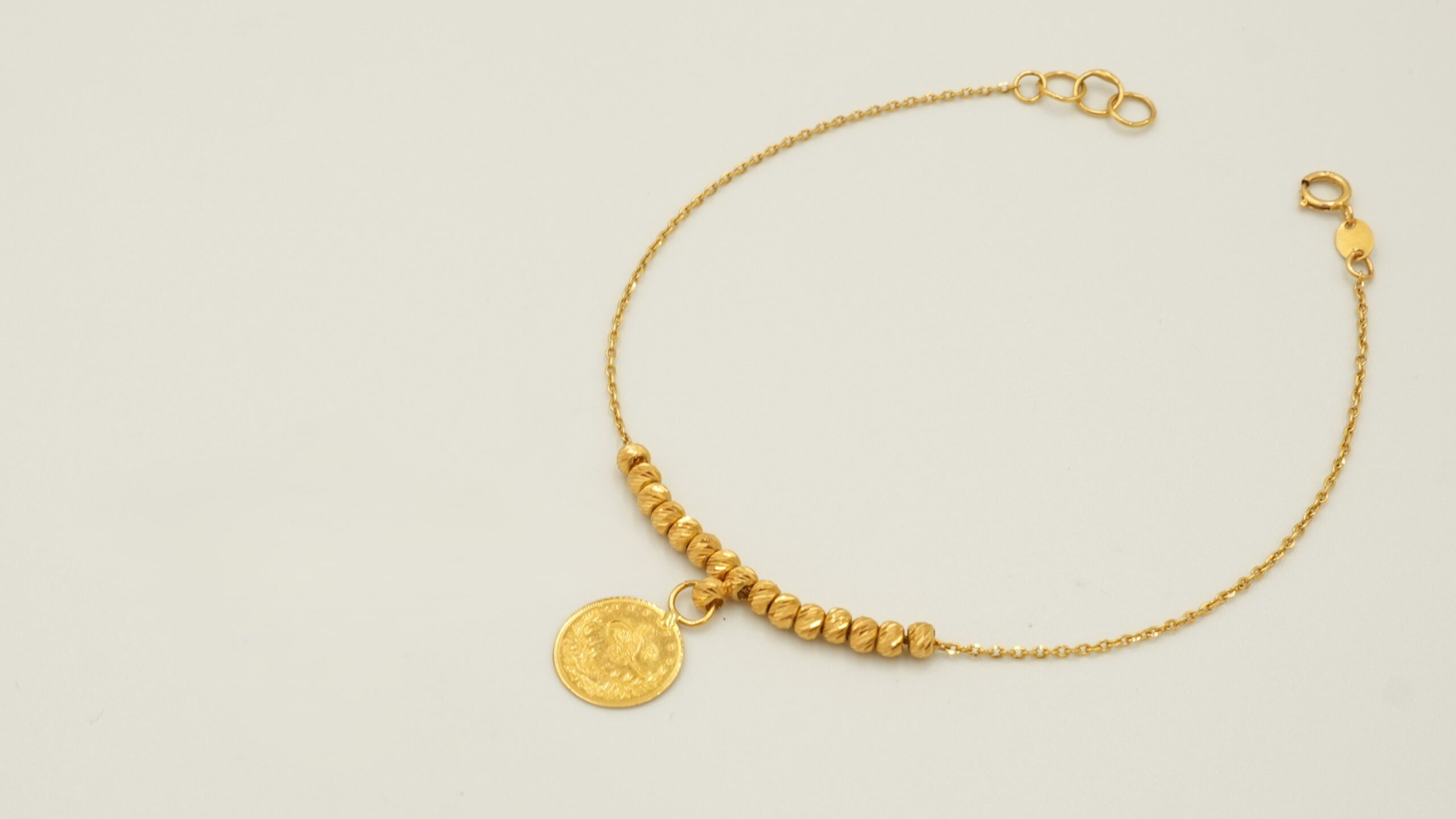 Coin and Bead Bracelet 200723