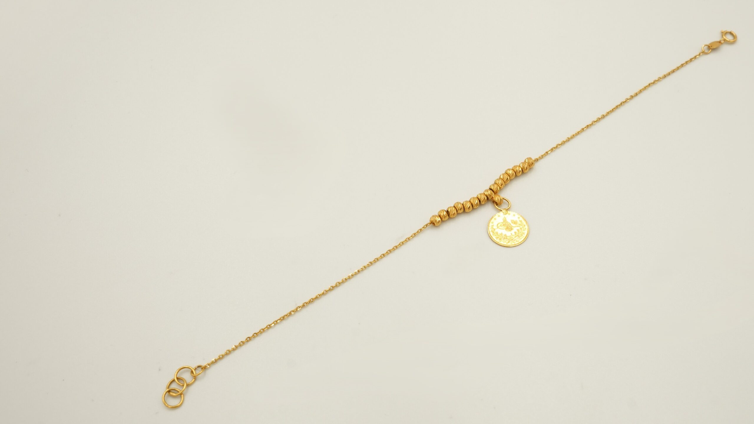 Coin and Bead Bracelet 200723