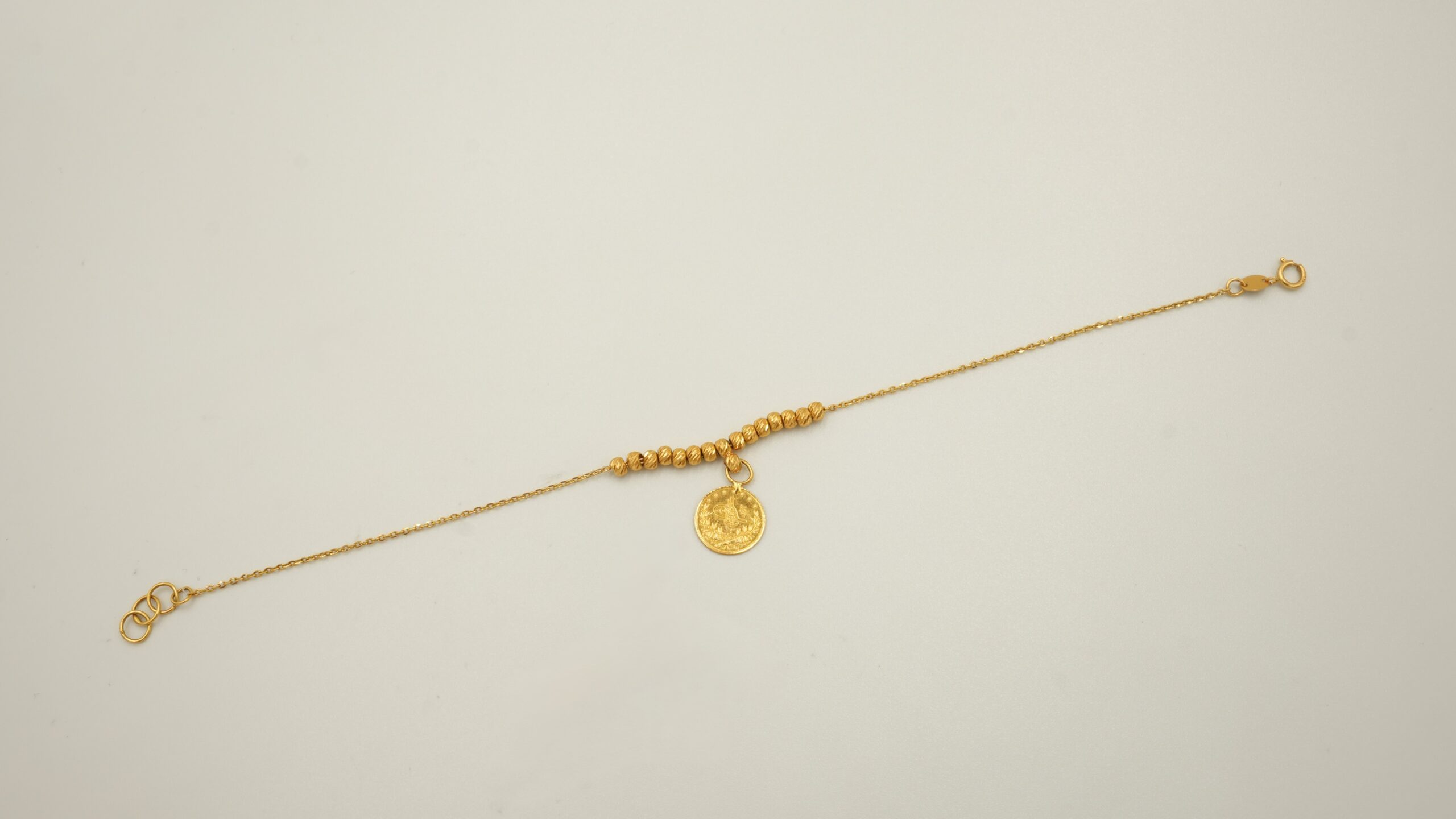 Coin and Bead Bracelet 200723