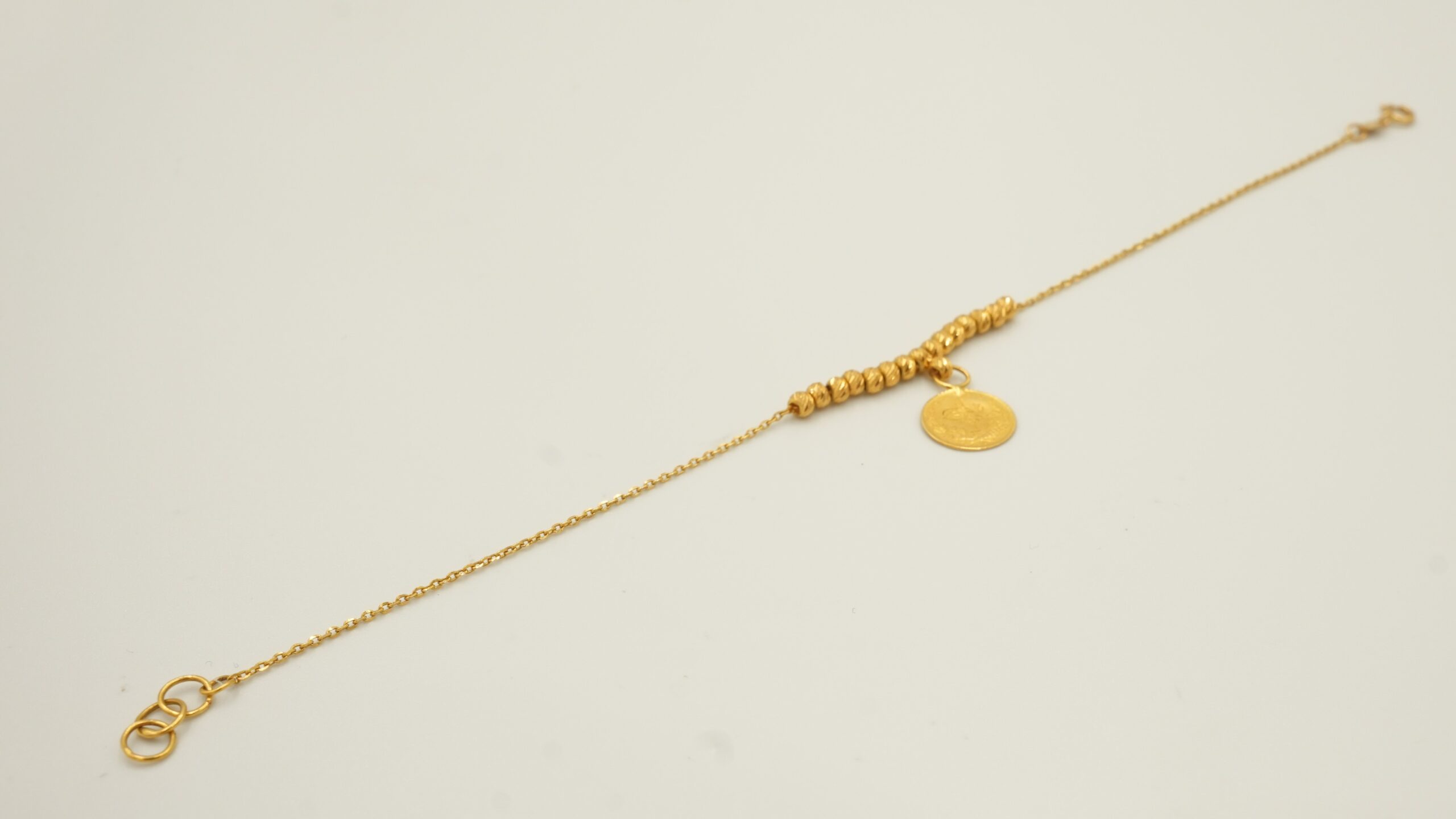 Coin and Bead Bracelet 200723