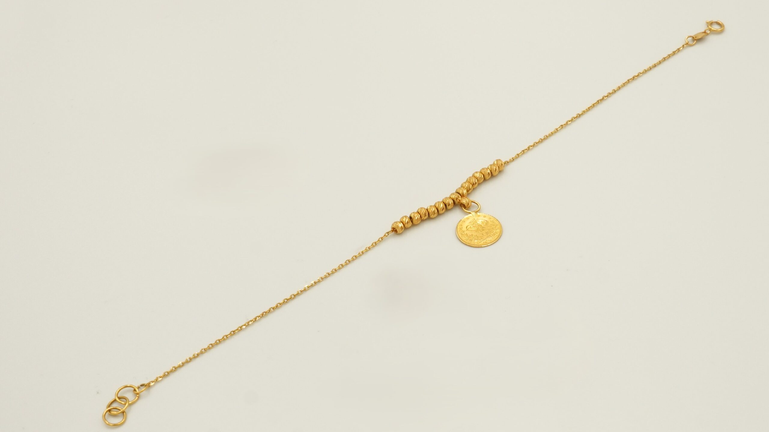 Coin and Bead Bracelet 200723