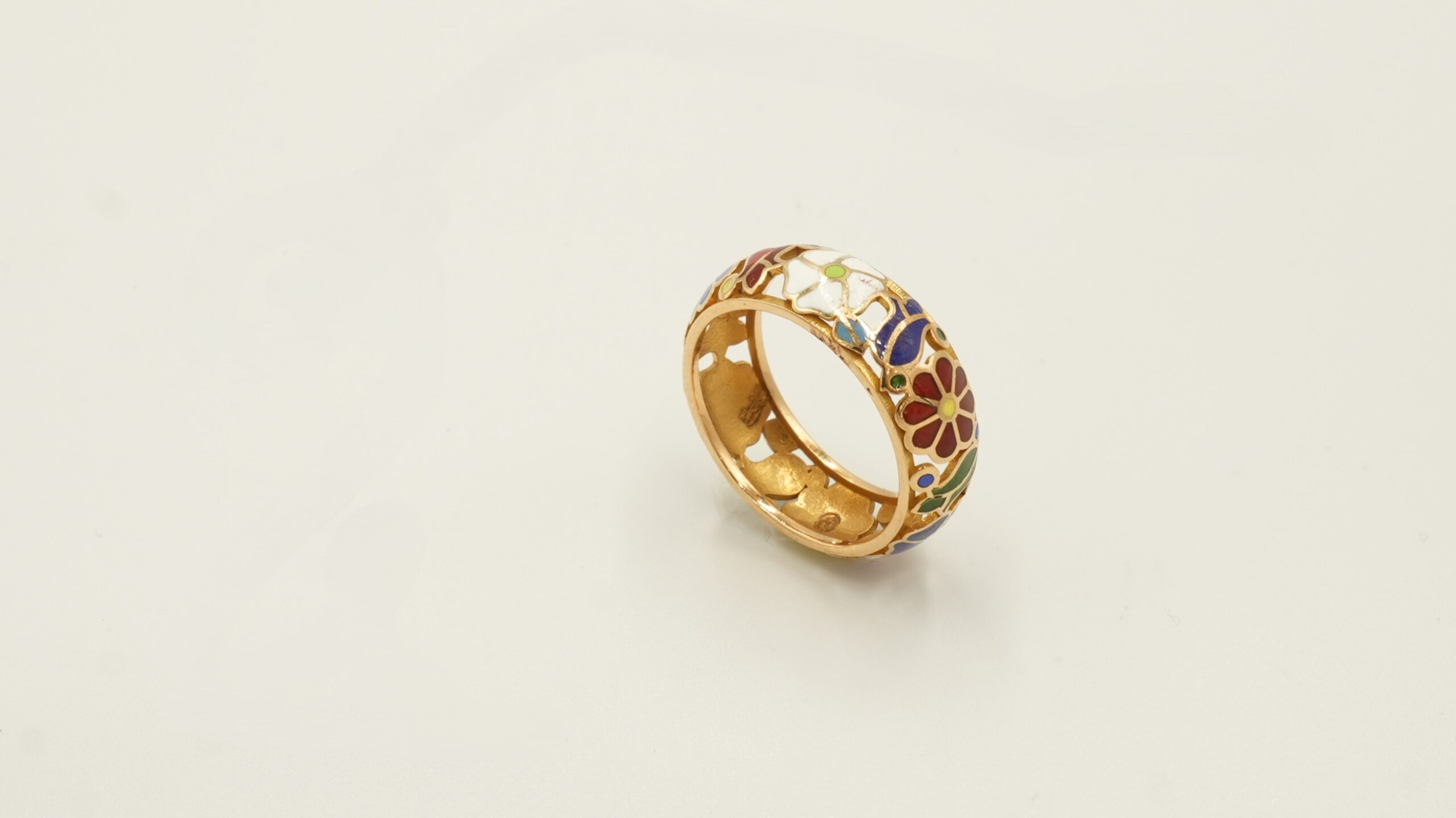 Bohemian Bloom Enamel Ring 204188