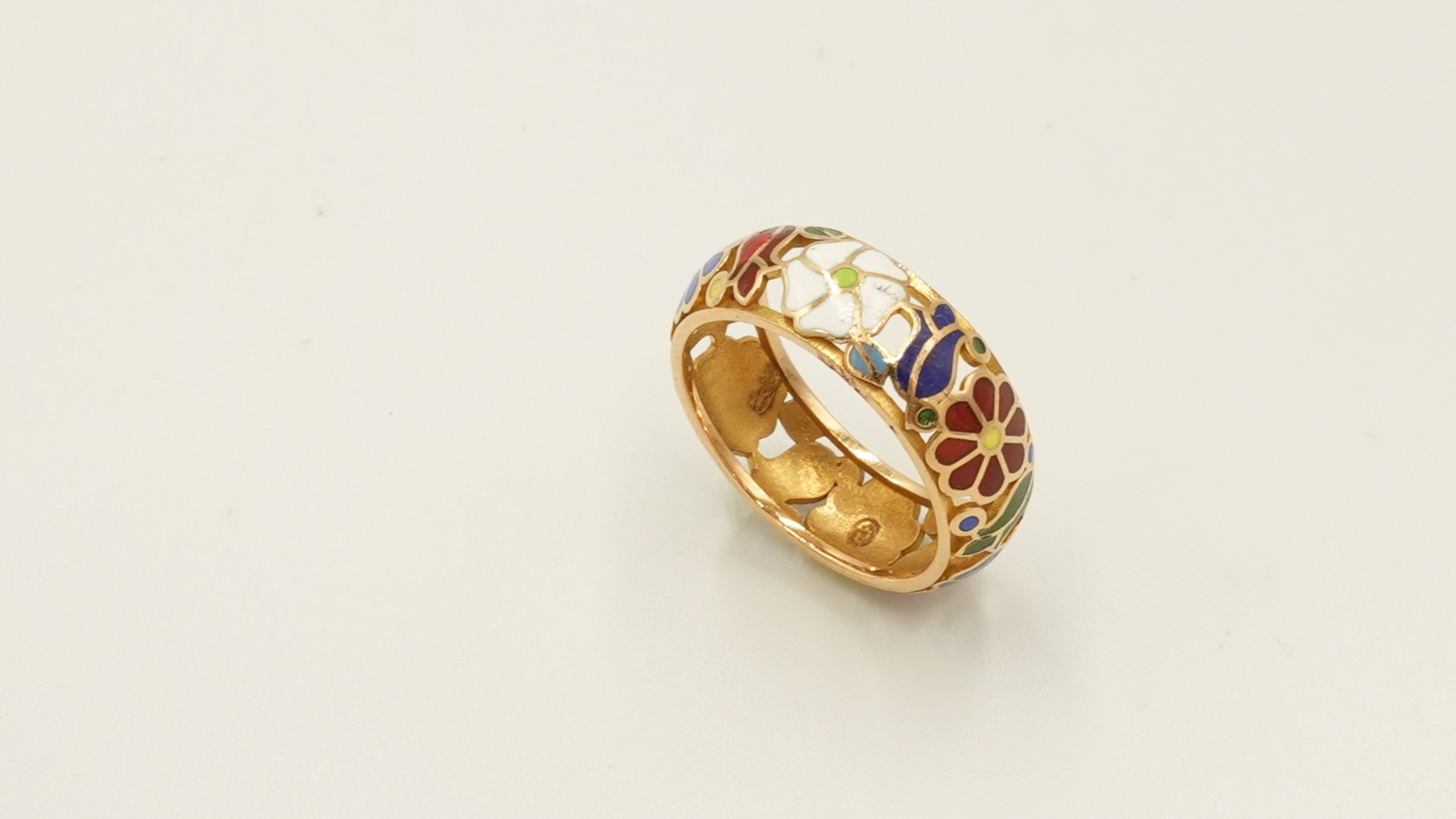 Bohemian Bloom Enamel Ring 204188