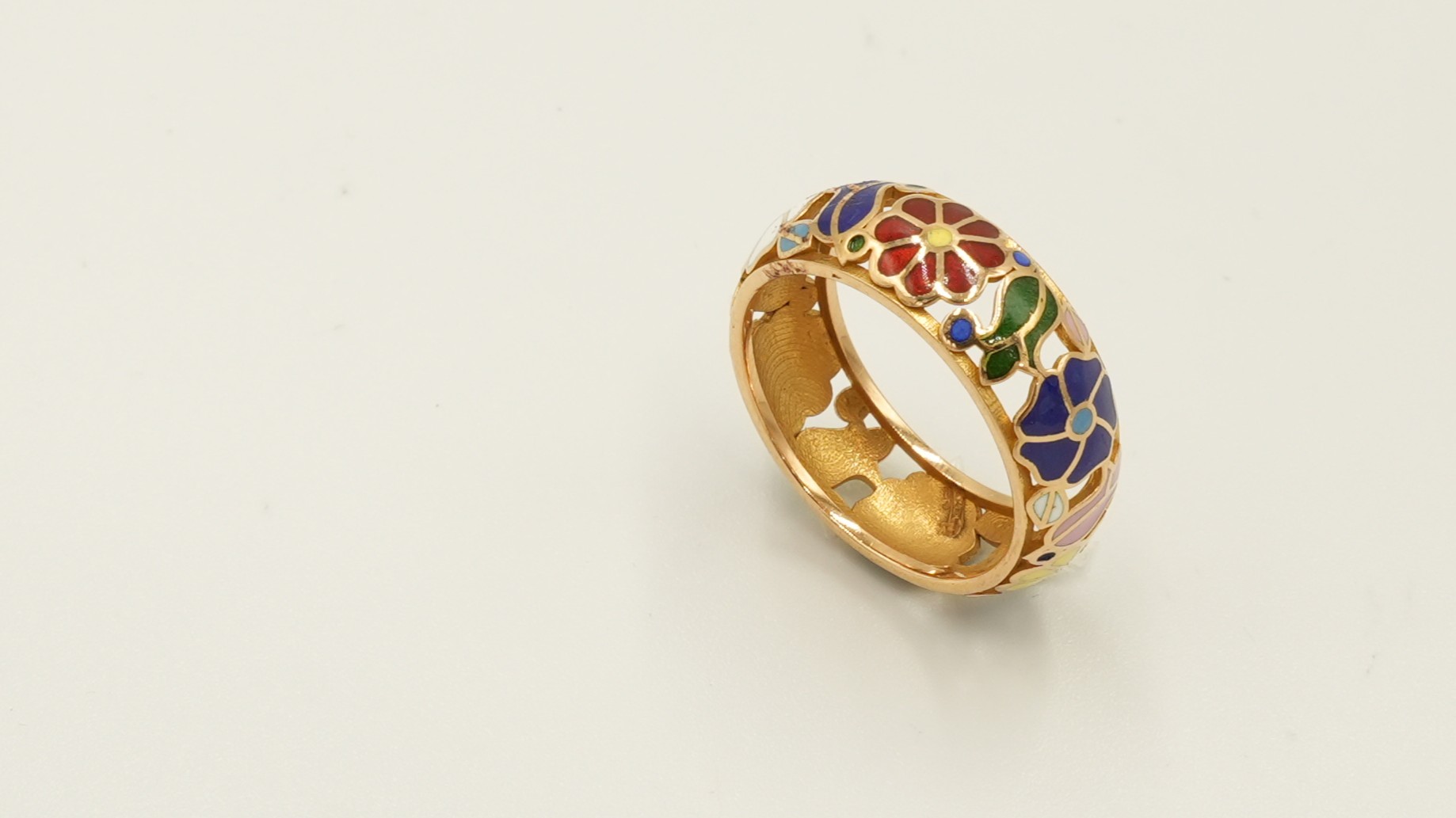 Bohemian Bloom Enamel Ring 204188