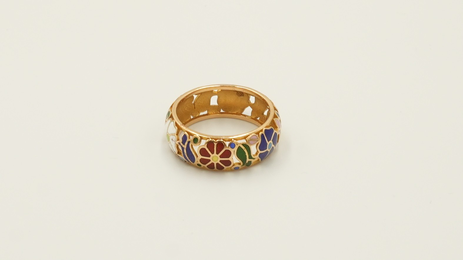 Bohemian Bloom Enamel Ring 204188