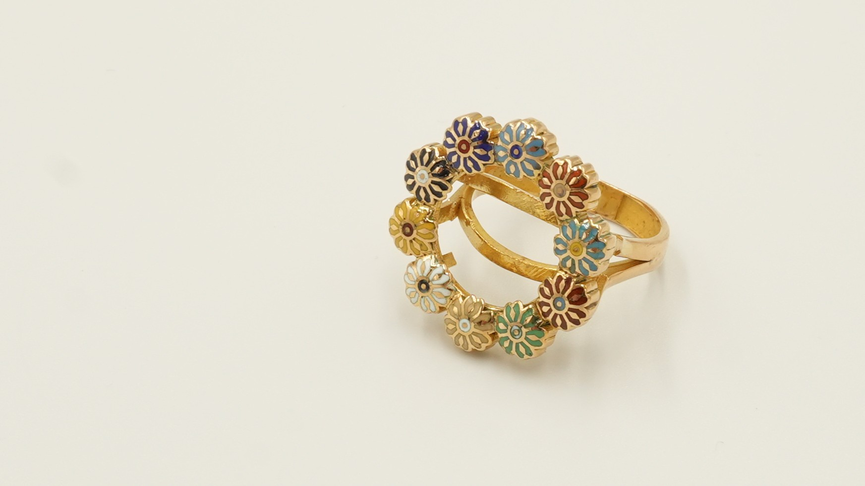 The Anatolian Bloom Quarter Lira Ring 204667