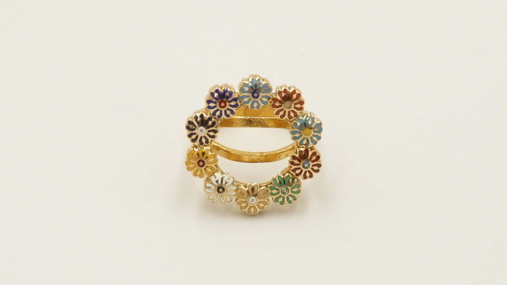 The Anatolian Bloom Quarter Lira Ring 204667