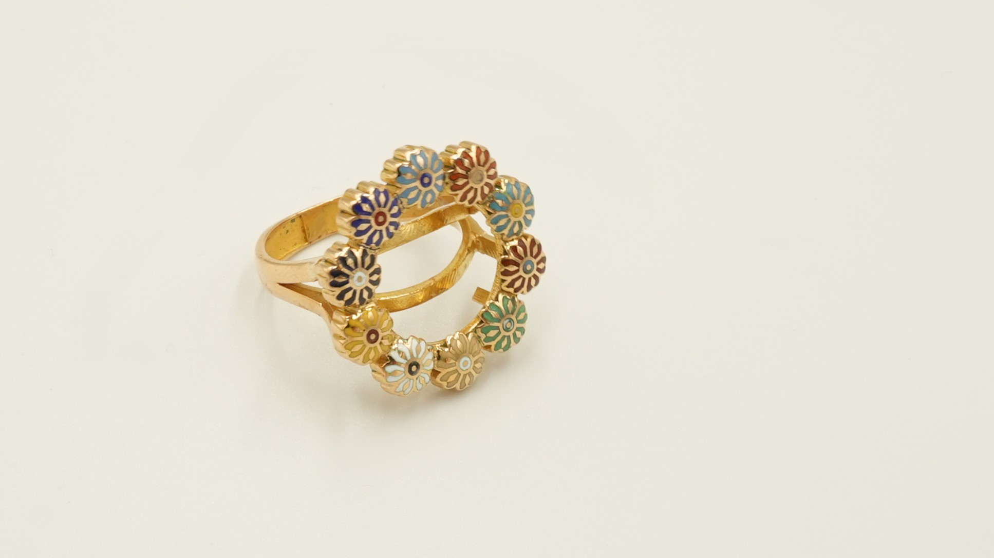 The Anatolian Bloom Quarter Lira Ring 204667