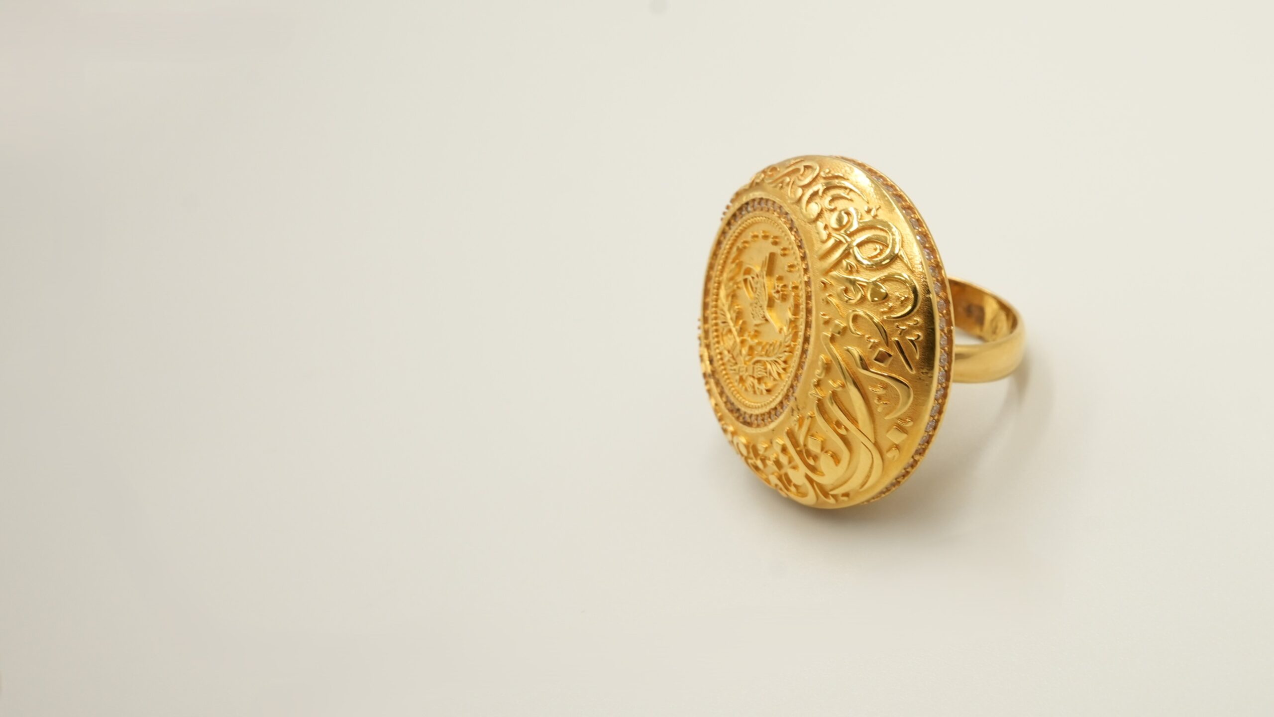 The Sultan's Heritage Gold Coin Ring 200499