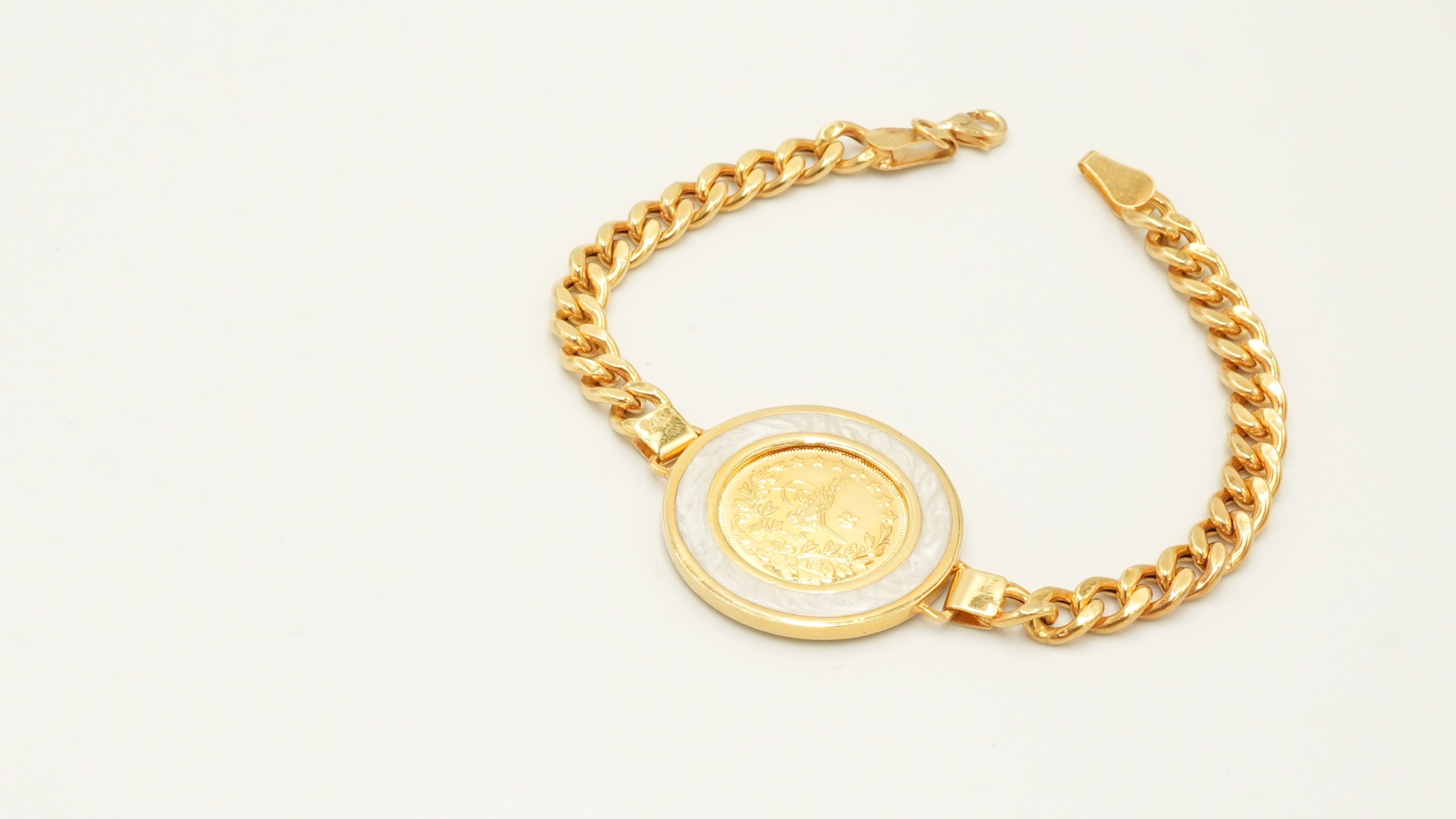 Half-Lira Coin Bracelet