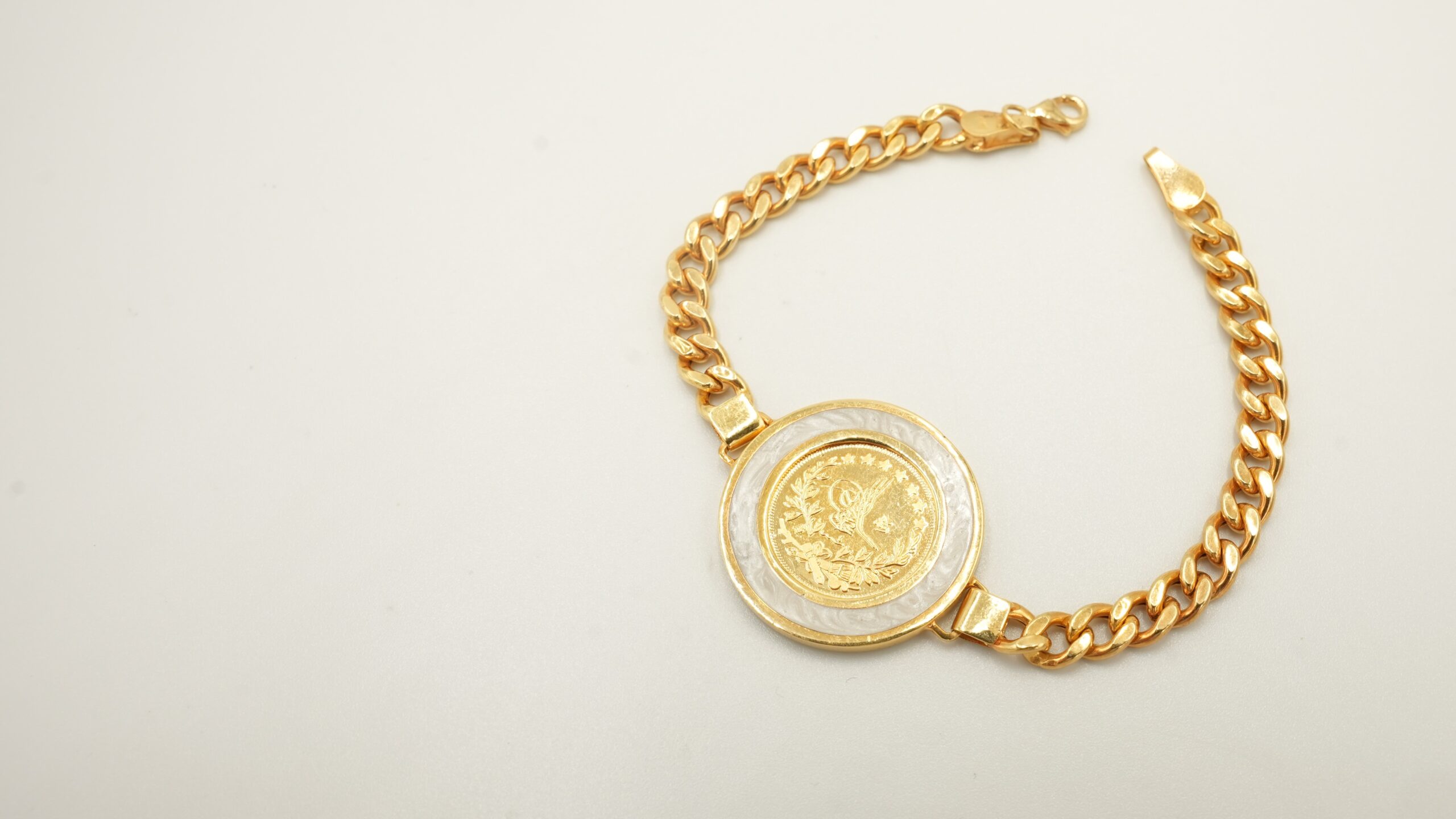 Half-Lira Coin Bracelet