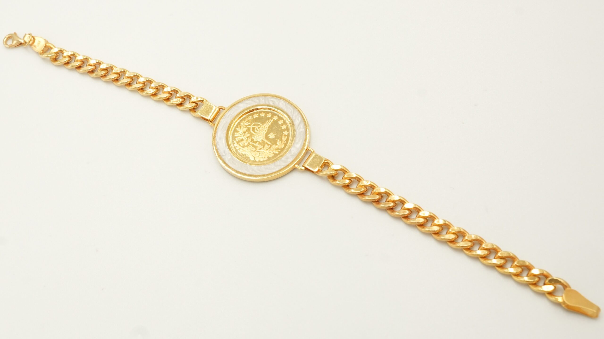 Half-Lira Coin Bracelet