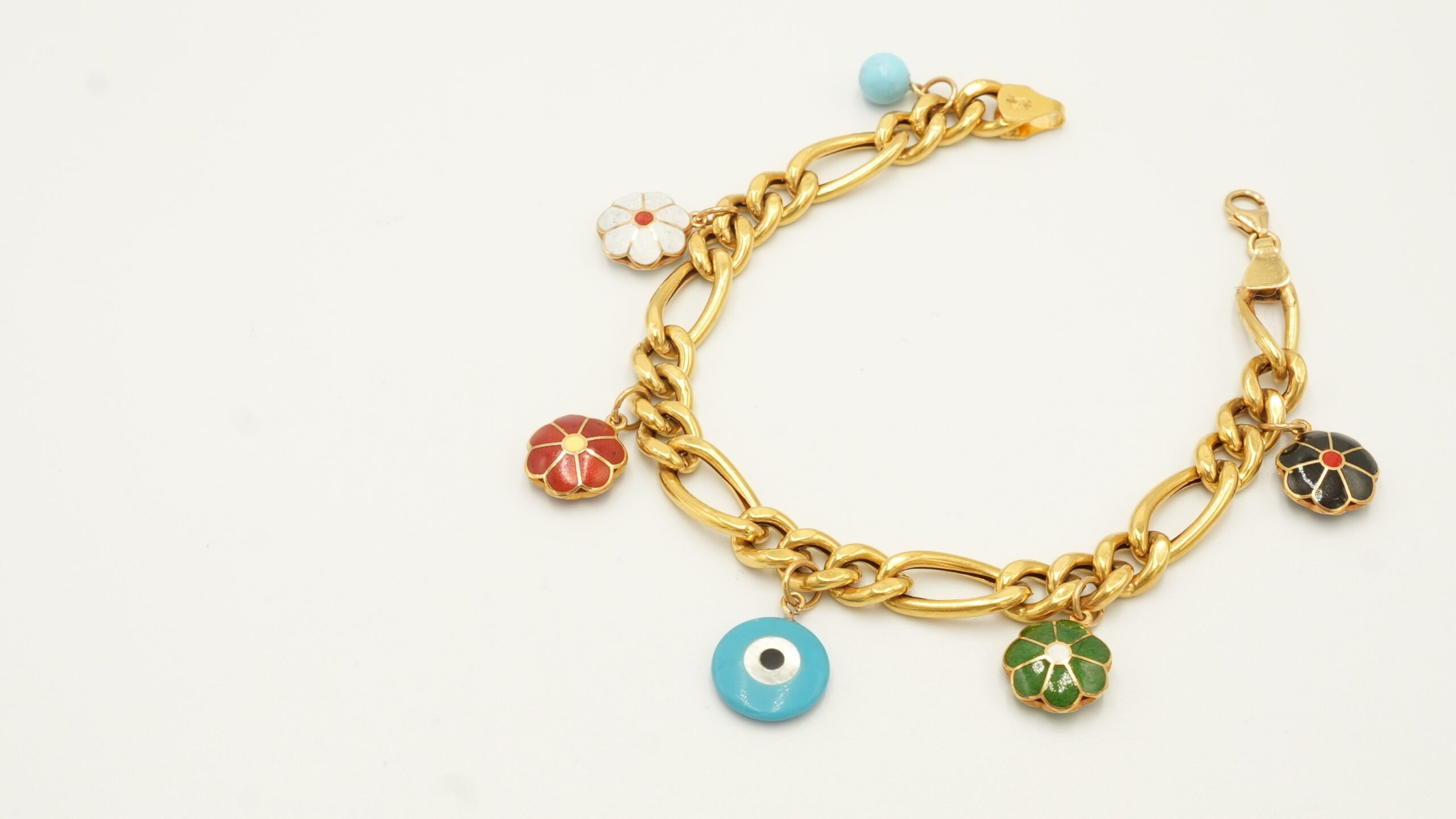 Gold Flower Bracelet 201290