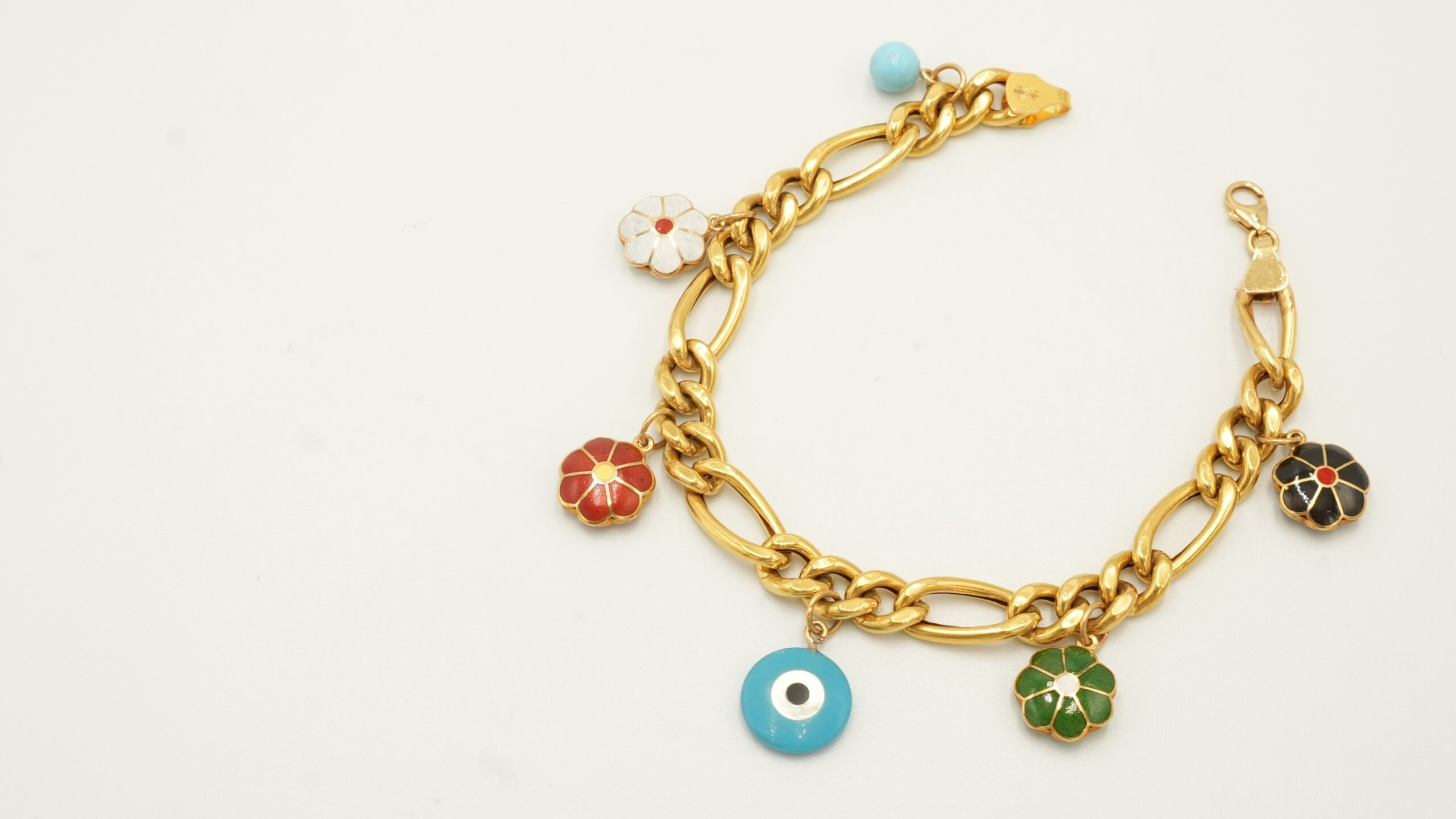 Gold Flower Bracelet 201290
